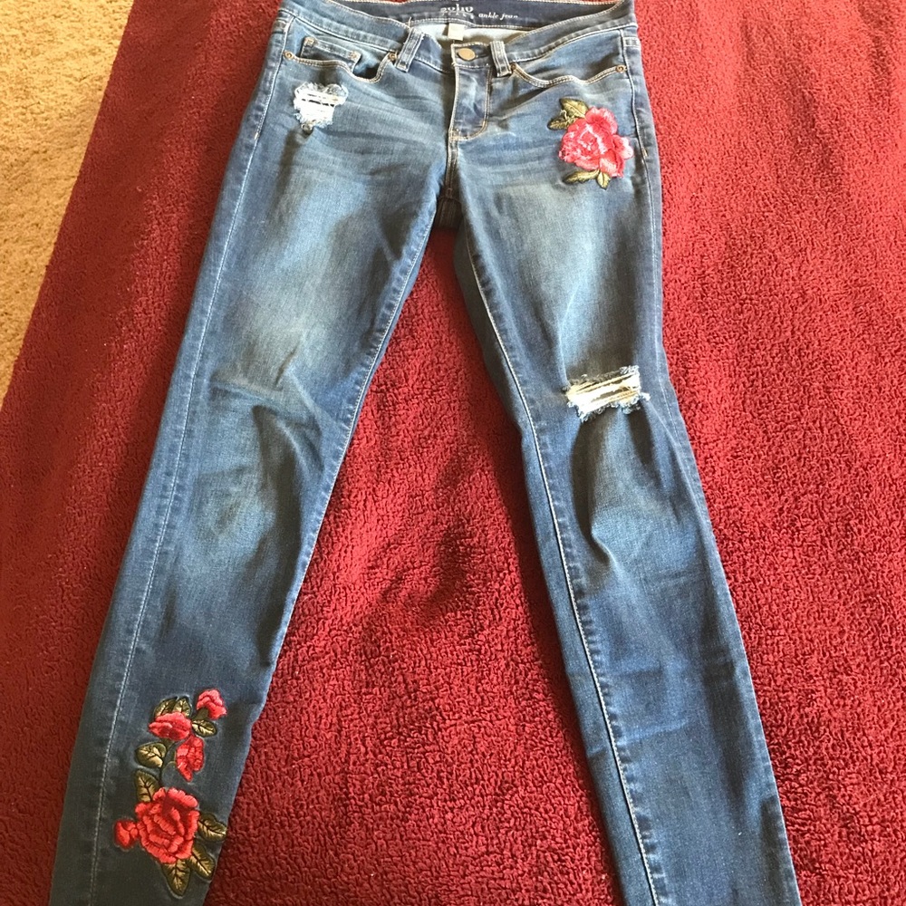 Jeans 👖 blue worn once size 2 skinny